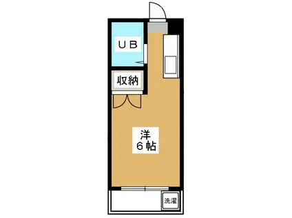 メゾン南阿佐ヶ谷(ワンルーム/1階)の間取り写真