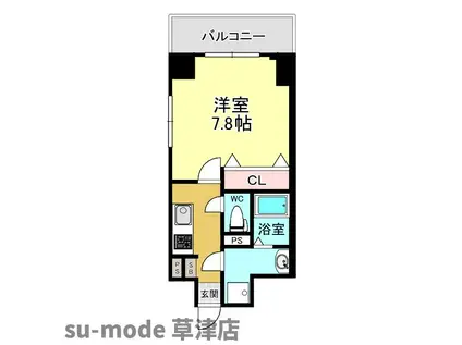 N&Sレジデンス(1K/5階)の間取り写真