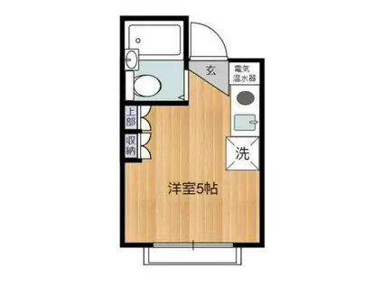 サニーハイム-多摩川5丁目-(ワンルーム/5階)の間取り写真