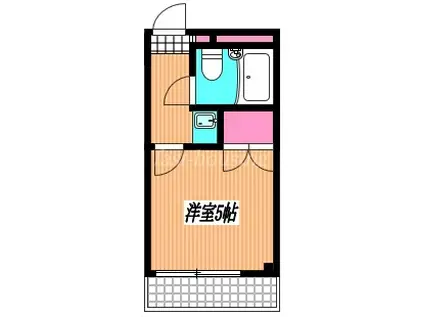 メゾン・スミルナ(1K/2階)の間取り写真