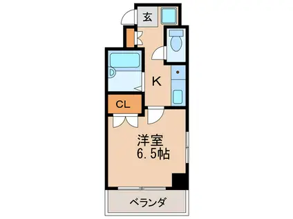 ルミナ新栄(1K/3階)の間取り写真