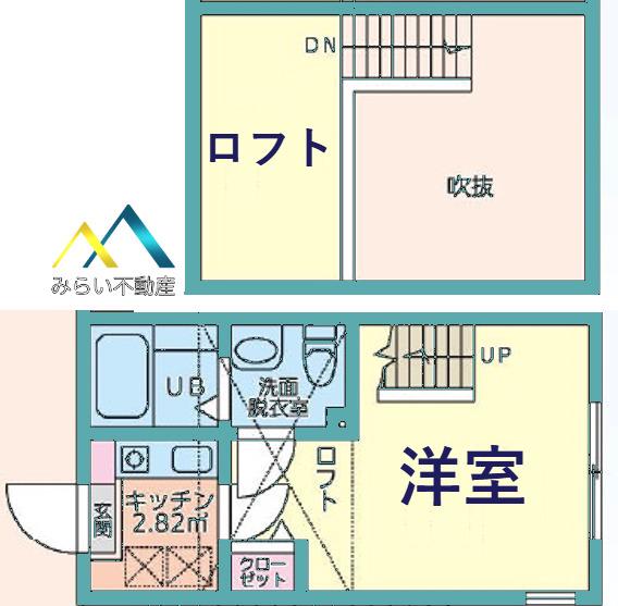 ゼクス鶴ヶ峰(ワンルーム/1階)の間取り写真