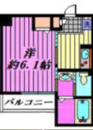 GRAN STELLA東川口(1K/3階)の間取り写真