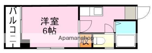 レガーロ中央駅(1K/5階)の間取り写真