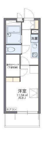 レオパレスFUKASION五香(1K/2階)の間取り写真