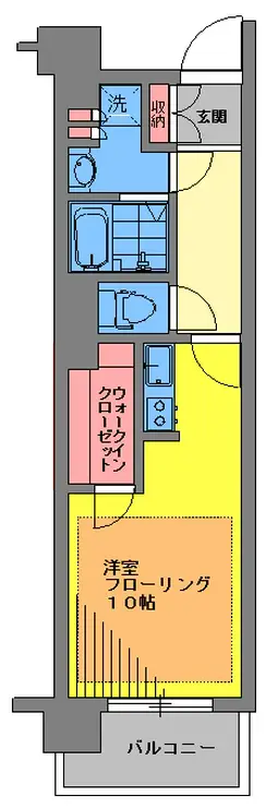 アトラス品川中延 5階階 間取り