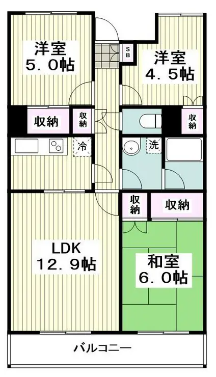 タンロンハマネ 1階階 間取り