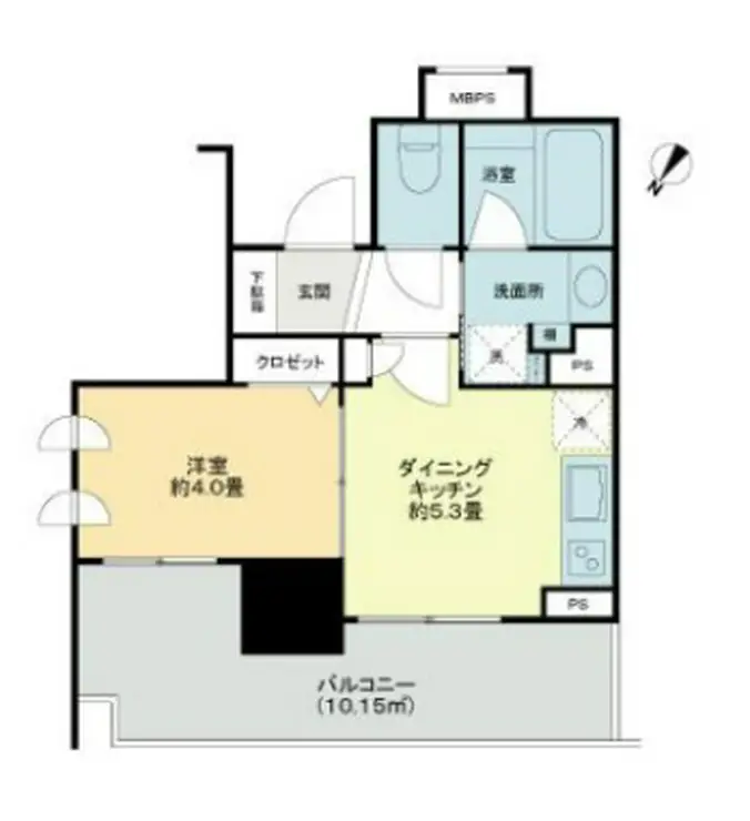 ライオンズアイル渋谷松濤 8階階 間取り