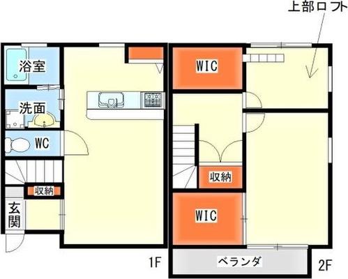 メゾンド樽水(2LDK/1階)の間取り写真