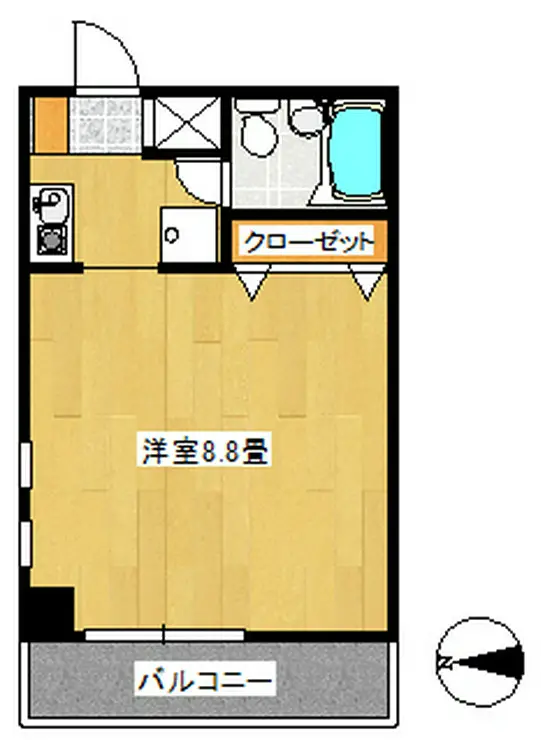 ブールヴァル南林間 3階階 間取り