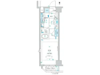 ベルシード池袋本町(1K/8階)の間取り写真