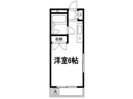 アイコート東長崎(ワンルーム/3階)の間取り写真