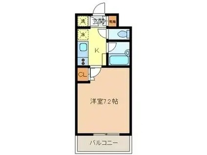 ビバリーホームズ吉祥寺(1K/1階)の間取り写真