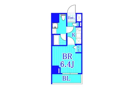アイル横浜関内(1K/10階)の間取り写真