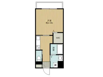 GRAND JADE駅南(1K/5階)の間取り写真