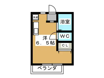 石井ハイツ(1K/2階)の間取り写真