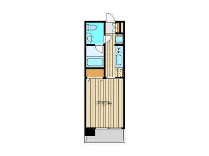 新江古田ST・HOUSE(1K/3階)の間取り写真