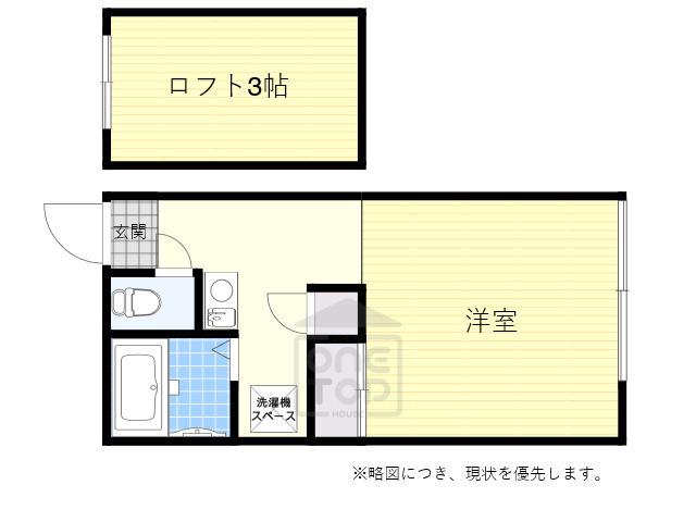 フォレスタ山手町(1K/2階)の間取り写真