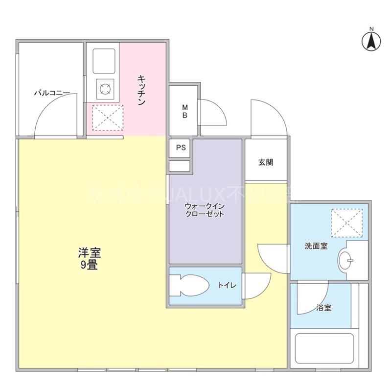 シエールグラン羽田STUDIO(1K/3階)の間取り写真