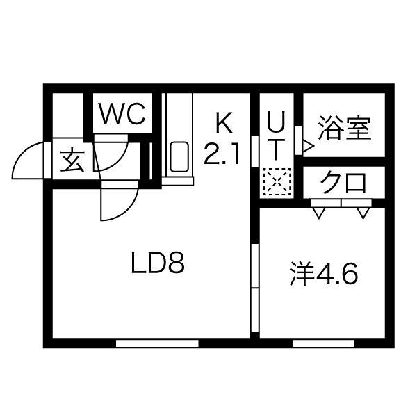 PALTIR N32(1LDK/3階)の間取り写真