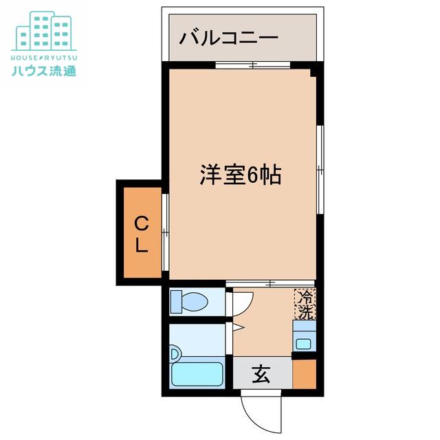 KAMARINA II(1K/3階)の間取り写真