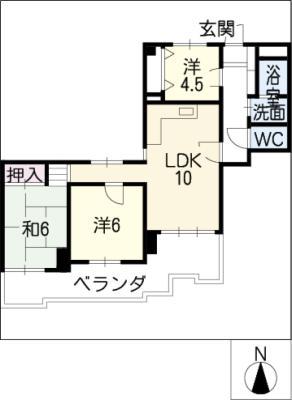 SAISONS MIYAKI(3LDK/3階)の間取り写真