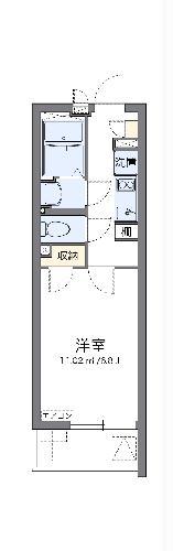 クレイノオリーブハウス ネオ(1K/2階)の間取り写真