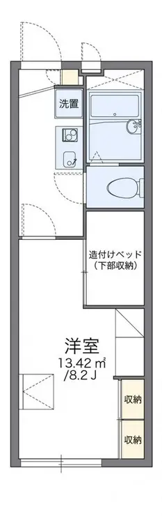 レオパレスエタップ 2階階 間取り