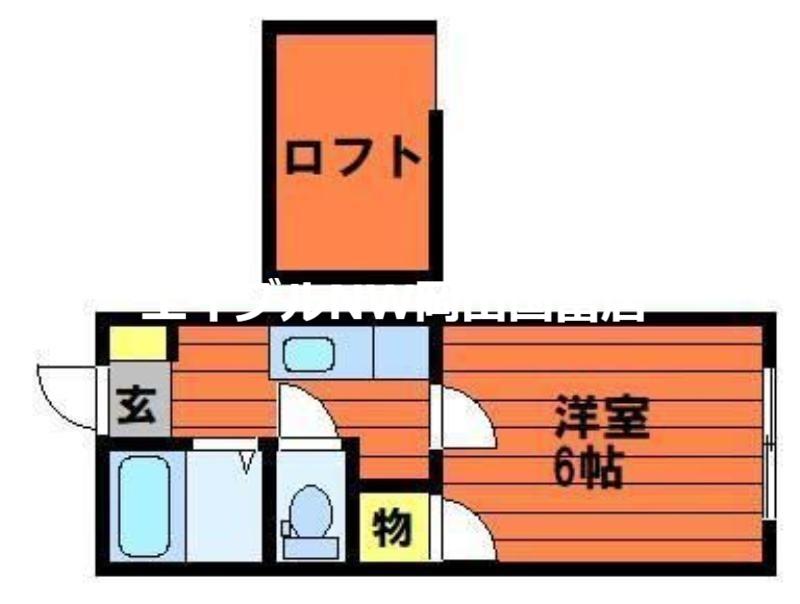 ACT18(1K/2階)の間取り写真