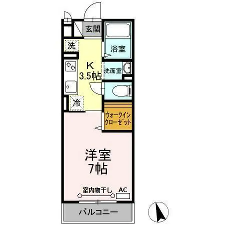 グレイス昭和 1階階 間取り