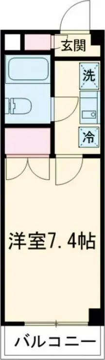 ナルセ33ハイム 4階階 間取り