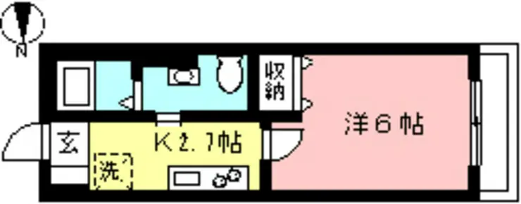 リヴェール永山 1階階 間取り