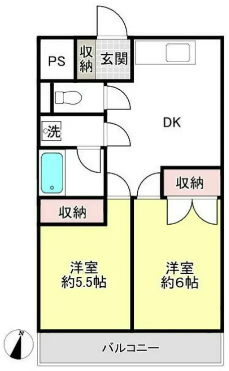 レフォール登戸 3階階 間取り