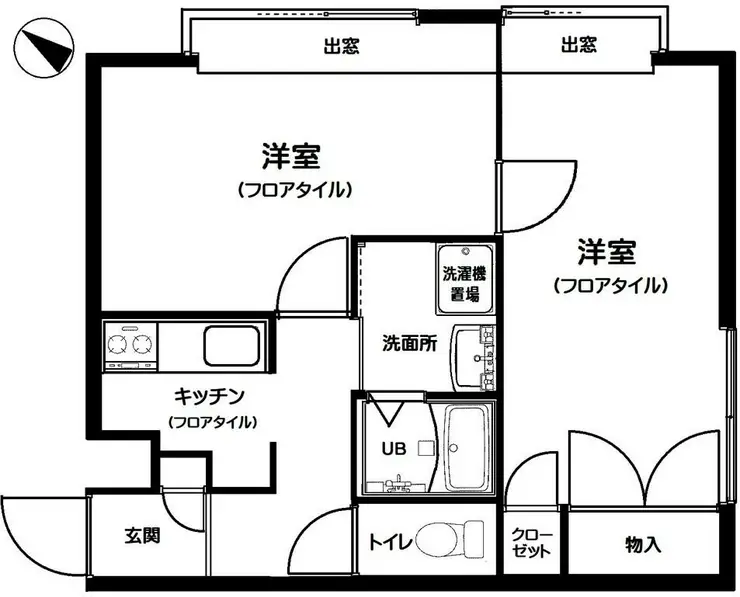 パラシオン椎名町 2階階 間取り