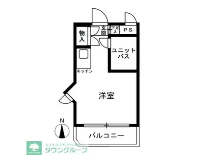 メゾン・ド・セプトル(1K/4階)の間取り写真