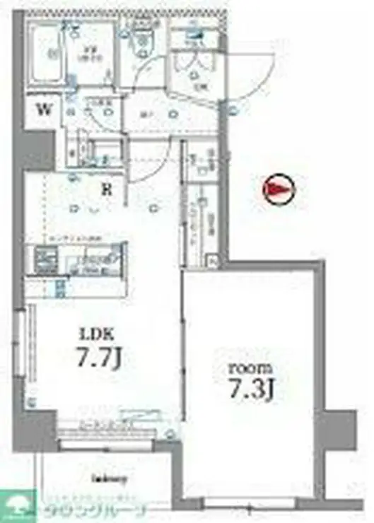 パティーナ本所吾妻橋 4階階 間取り