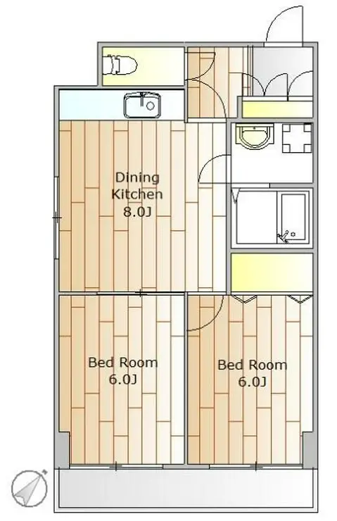 ロイヤルエクセレント学芸大 4階階 間取り