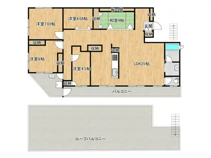 TSビル(5LDK/4階)の間取り写真