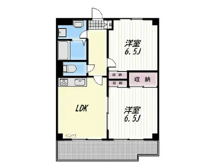 ガーデンコート大泉学園(2LDK/3階)の間取り写真