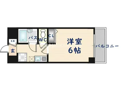 ルヴェール光陽(1K/7階)の間取り写真