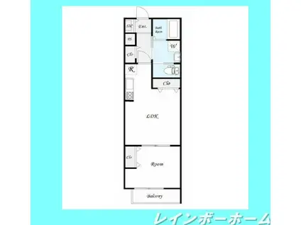 クオーレ我孫子I(1LDK/1階)の間取り写真