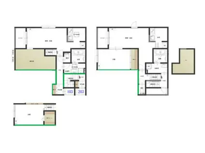 グランオネスト中町(1LDK/1階)の間取り写真