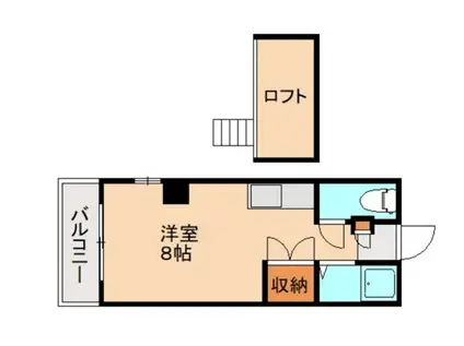 LA BRILLER香椎参道 203(ワンルーム/2階)の間取り写真