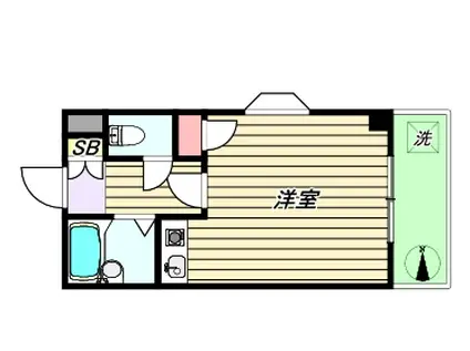 ワイズレジデンス阿倍野(ワンルーム/5階)の間取り写真