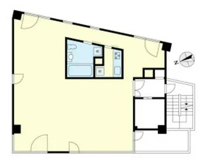 VORT元麻布(ワンルーム/8階)の間取り写真