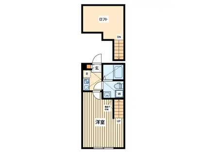 エリテ町田(1K/1階)の間取り写真