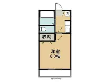 サンテ・サクラ(1K/1階)の間取り写真