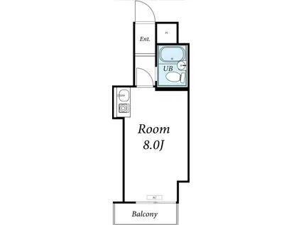 ビクセル川崎弐番館(1K/4階)の間取り写真
