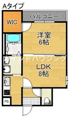 フジパレスSUN EIGHT1(1LDK/1階)の間取り写真