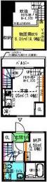ARBOL(1LDK/1階)の間取り写真